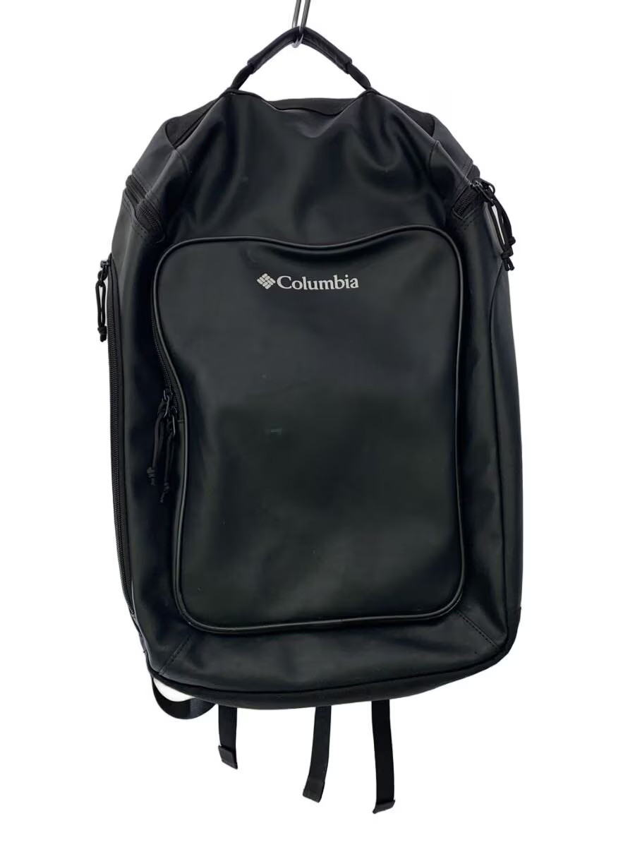 Columbia Backpack, Polyester, Black, Solid Color,… - image 1