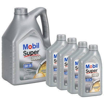 9L Mobil 1 SUPER 3000 FORMULA V 5W-30 Motoröl Öl MB 229.31/51/52 VW 504/507.00