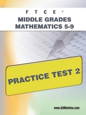 Sharon A Wynne FTCE Middle Grades Math 5-9 Practice Te (Taschenbuch) (US IMPORT)