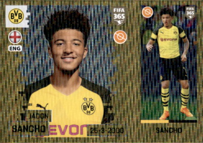 Panini FIFA365 2019 - Sticker 467 a/b - Jadon Sancho - Inspirations