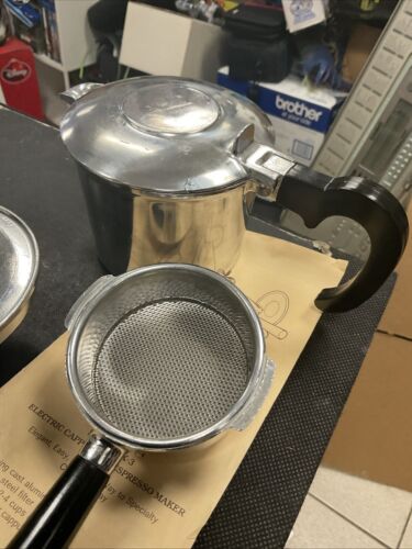 Vintage 70s SIGNOR SALTON EX-3 Electric Espresso Cappuccino Coffee Maker NEW Ex3 - Picture 7 of 13