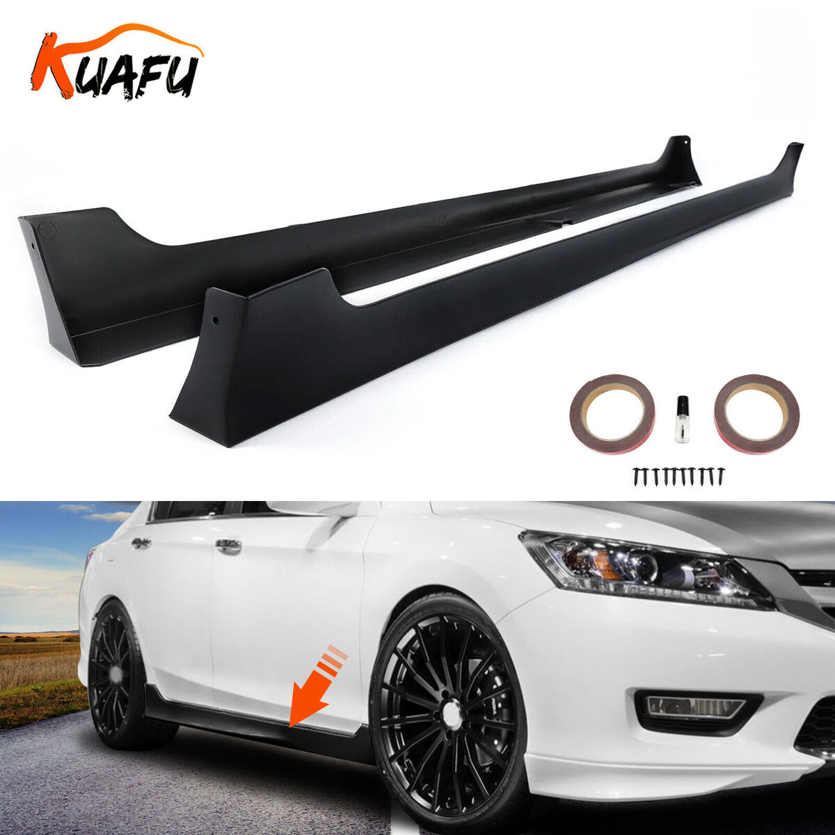 Side Skirts Extension Rocker Panel Extend For Honda Accord Side Skirts Extension Rocker Panel Extend For Honda Accord