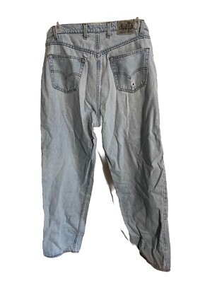 Levi's Silvertab Baggy Jeans Vintage Made In USA 38x34 | eBay