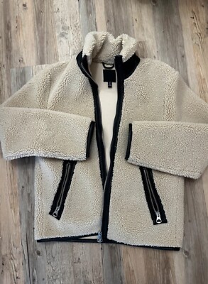 H&m Teddy Fleece Mantel Schwarz Fleece Jacket Hundm