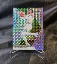 2019-20 Panini Mosaic Wesley Matthews Silver Mosaic Prizm #115 Bucks