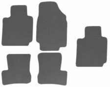 Veloursfußmatten für Nissan Micra III K12 Bj. 2003 - 2010 Passform GRAU PREM 4+1