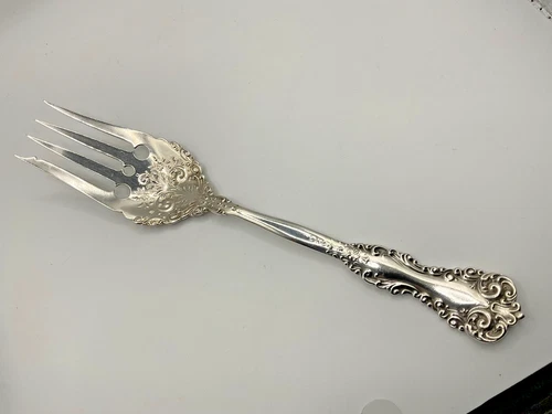 Antique International REVERE 1898 Sterling Silver Cold Meat Fork 8.25”