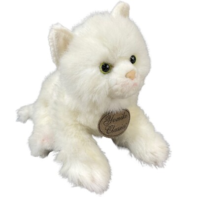 Russ Berrie Plush Yomiko Classics White Persian Cat Stuffed 10in