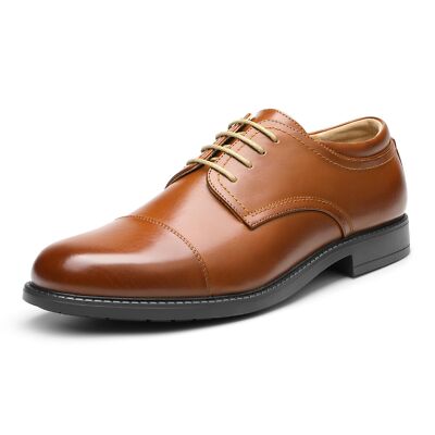 Men's Classic Dress Oxford Derby Shoes Lace Up Formal Cap Toe Lace