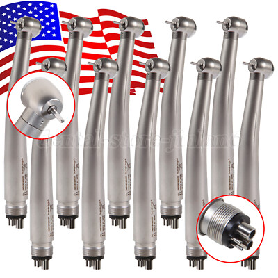 10* Yabangbang Dental High Speed Handpiece Push Turbine 4 Holes Fit NSK Pana Max