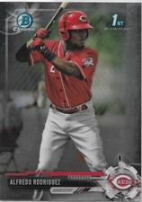 2017 Bowman Chrome Prospect #BCP94 Alfredo Rodriguez RC Cincinnati Reds