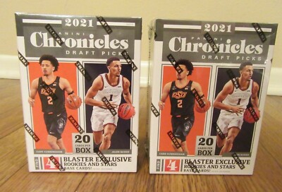 (Lot of 2) 2021 Panini Chronicles Draft Picks Basketball Blaster Box Brand New 