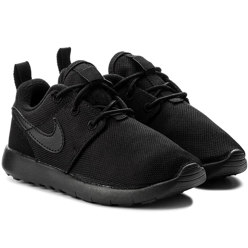 Nike Roshe One PS 749427-031 Little Kidu0026#039;s Black Running Sneaker Shoes  HS2415 | eBay