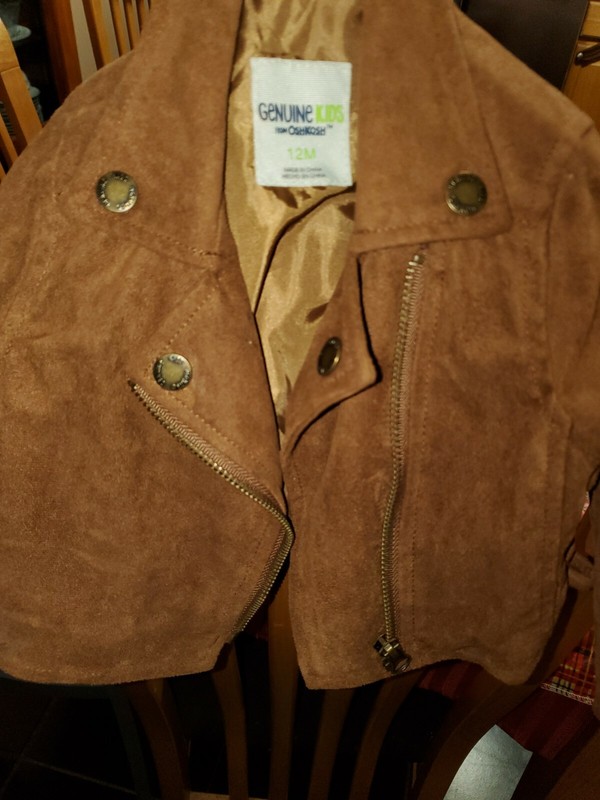 Osh Kosh Cute Kids Suede Jacket 12 months