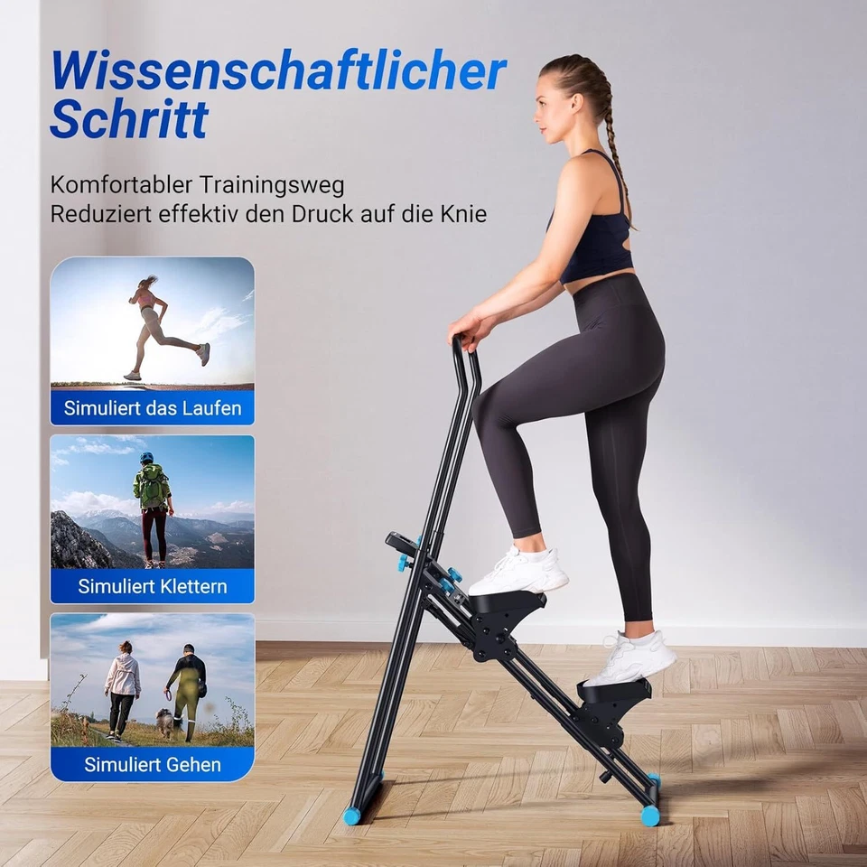 MERACH kompakt Treppenstepper vertikale Klettermaschine für Ganzkörpertraining - Bild 4 von 4