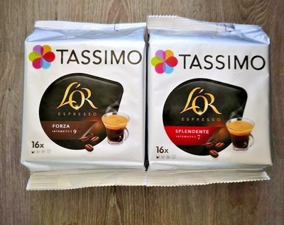 Nuevo Tassimo lor ESPRESSO SPLENDENTE 7 1x \u0026 1x Forza intensidad 9!!! 32  T-Discs!!! | eBay