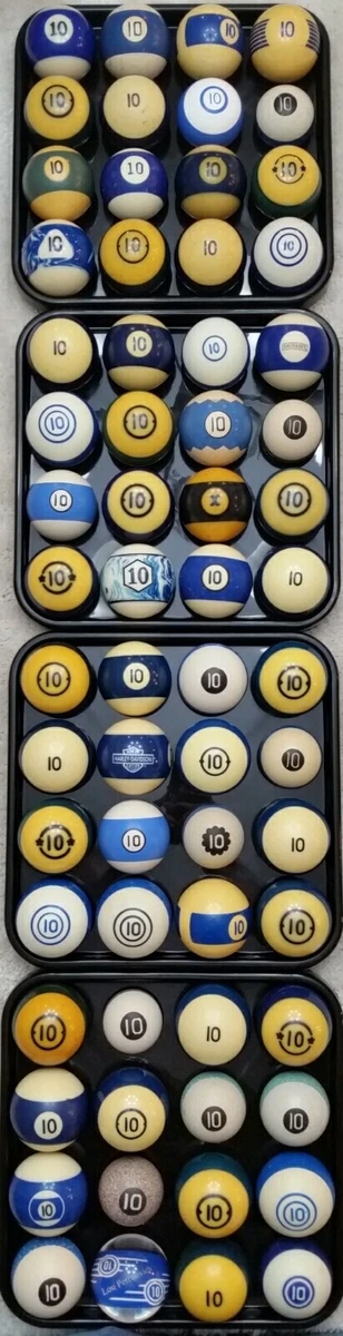 8 Pool Ball FROM $10 SHIPPED,1500 VINTAGE, ANTIQUE BILLIARD BALLS Clay,  Aramith