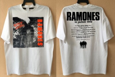 Ramones Brain Drain Japan Tour 1990 T-Shirt, Ramones In Japan 1990 Tour T-Shirt,