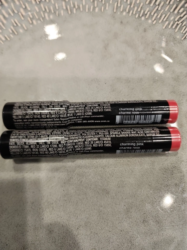 AVON ULTRA COLOR LIP CRAYON CHARMING PINK Set of 2 New & Sealed - Image 2 of 2