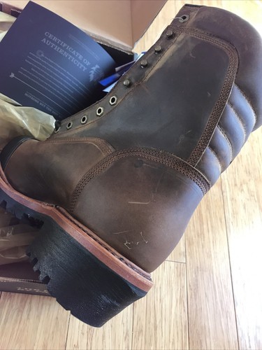 Chippewa 9" Grimstad Golden Arbeitsstiefel Sicherheit Zehen Herren Extraweit 8 8,5 9 9,5 3E - Bild 6 von 12