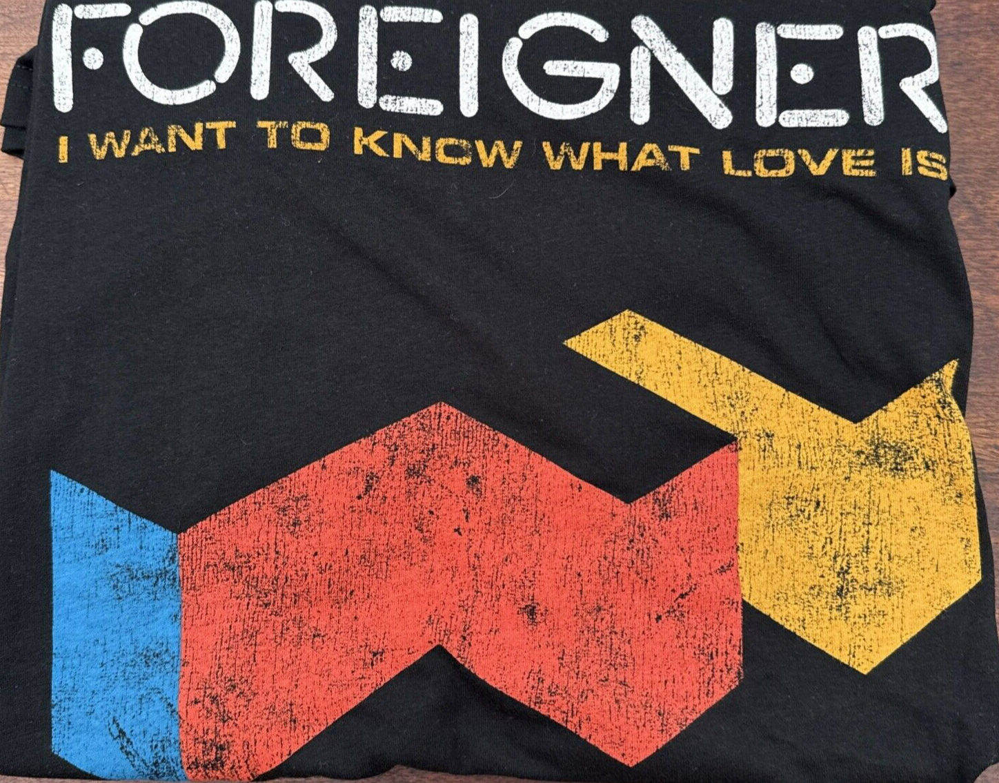 ALTRA T shirt grafica Foreigner I Want To Know What Love Is taglia XXL concerto band