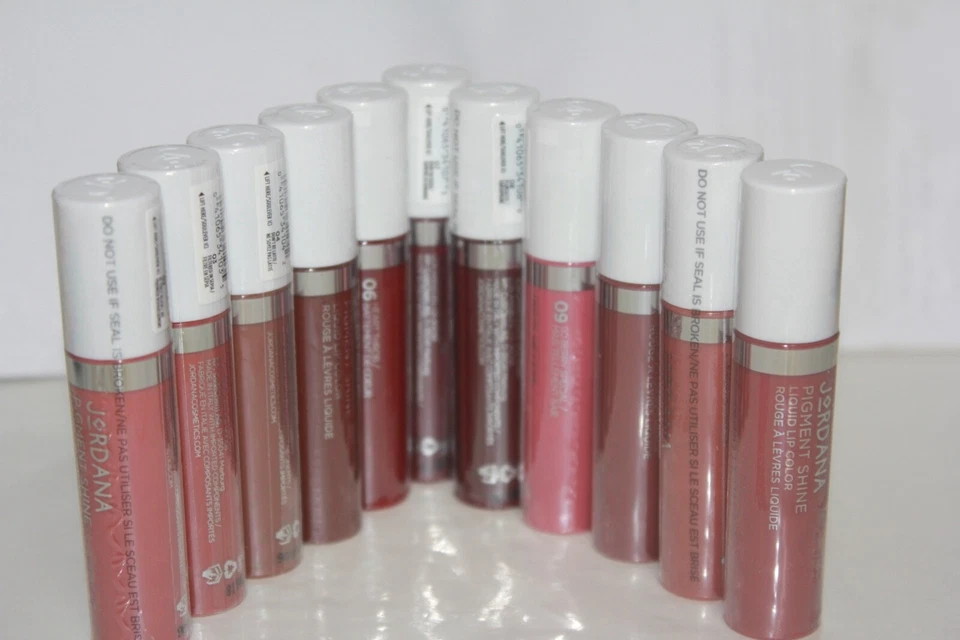 LOTE DE 3 JORDANA Pigmento Brillo Líquido Color de Labios SELLADOS ELIGE TU COLOR Foto 3 de 4