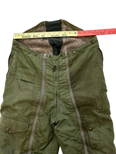 Pantalone US Army Air Force Intermedio Tipo A-11 Autentico Taglia 33” LEGGI - Foto 4 di 10