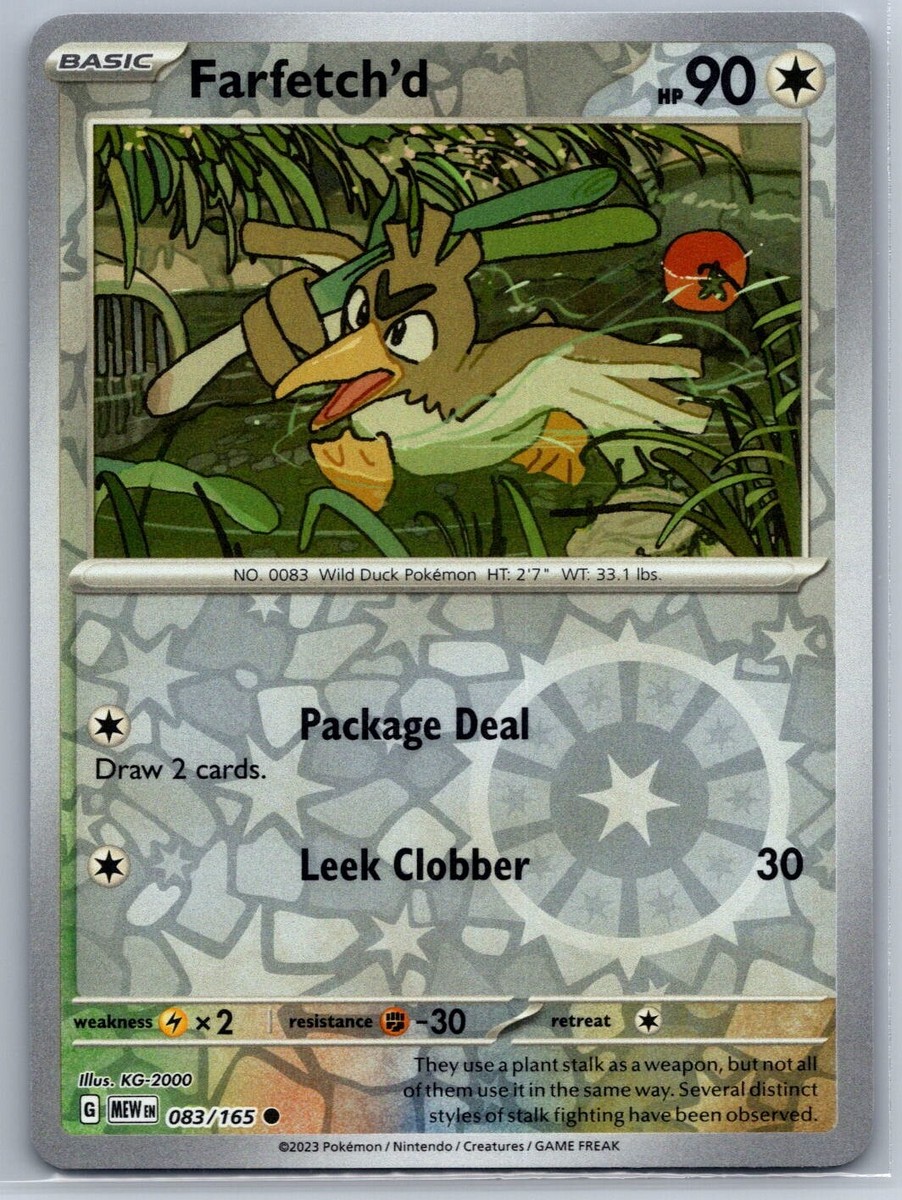 Farfetch'd - Reverse Holo - Scarlet Violet 151 083/165 Pokemon