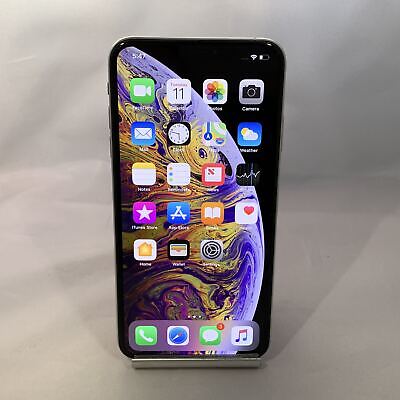 Apple iPhone XS Max 512GB Silver Unlocked Good Condition