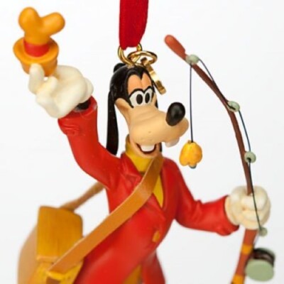 New Disney Store Goofy Sketchbook Ornament 2014 How To Fish Angler