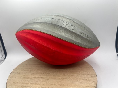 NERF TURBO Football Silver & Red (1989, Parker Brothers)