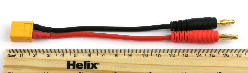 XT60 male to 4mm male banana connectors 14AWG silcone wire/cable/adaptor for RC - Image 4 of 4