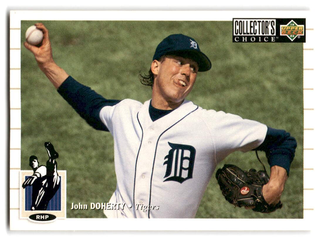John Doherty 1994 Collector's Choice Baseball #442 Detroit Tigers