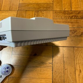 Super Nintendo SNES Original Console OEM System Set w/ Mario World & Donkey Kong