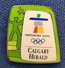 2010 VANCOUVER CALGARY HERALD MEDIA OLYMPIC WINTER GAMES PIN