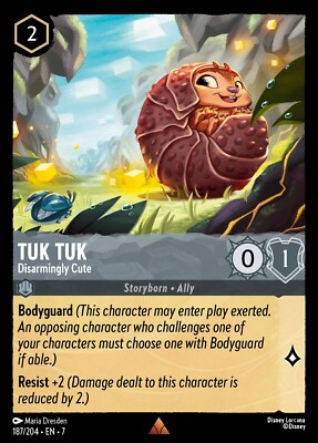 Lorcana - TUK TUK ENTWAFFNEND NIEDLICH 187/204 SELTEN (NON-FOIL) Archazia's Island