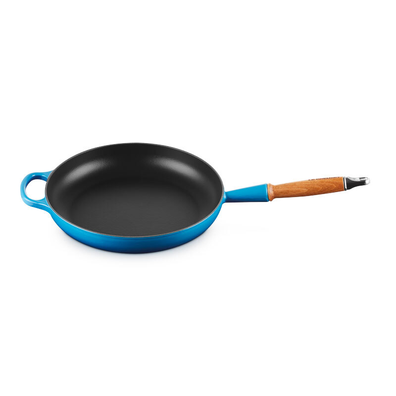 LE CREUSET Padella Bassa in Ghisa 28 cm Azure