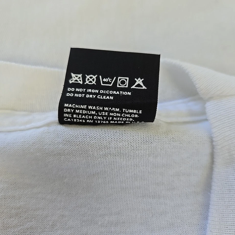 Camiseta Vintage Años 90 Puntada Única Reina Nefertiti Brillo Puff Pintura Talla M 36 Foto 4 de 4