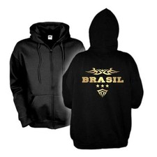 Kapuzenjacke BRASILIEN Brasil Ländershirt Hoodie Sweatjacke S-6XL (WMS06-12e)