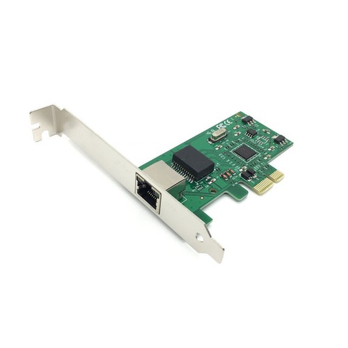 PCI Express Gigabit Ethernet Network Card PCI-E 10/100/1000 Mbps with Low Baffle - Picture 2 of 5