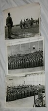LOT OF 3 1940's 8x10 MILITARY GROUP PHOTOGRAPHS