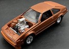 MODEL-AMT/MPC/REVELL  CUSTOM TOYOTA SUPRA HEMI DRAG CAR TUBBED — photo 1