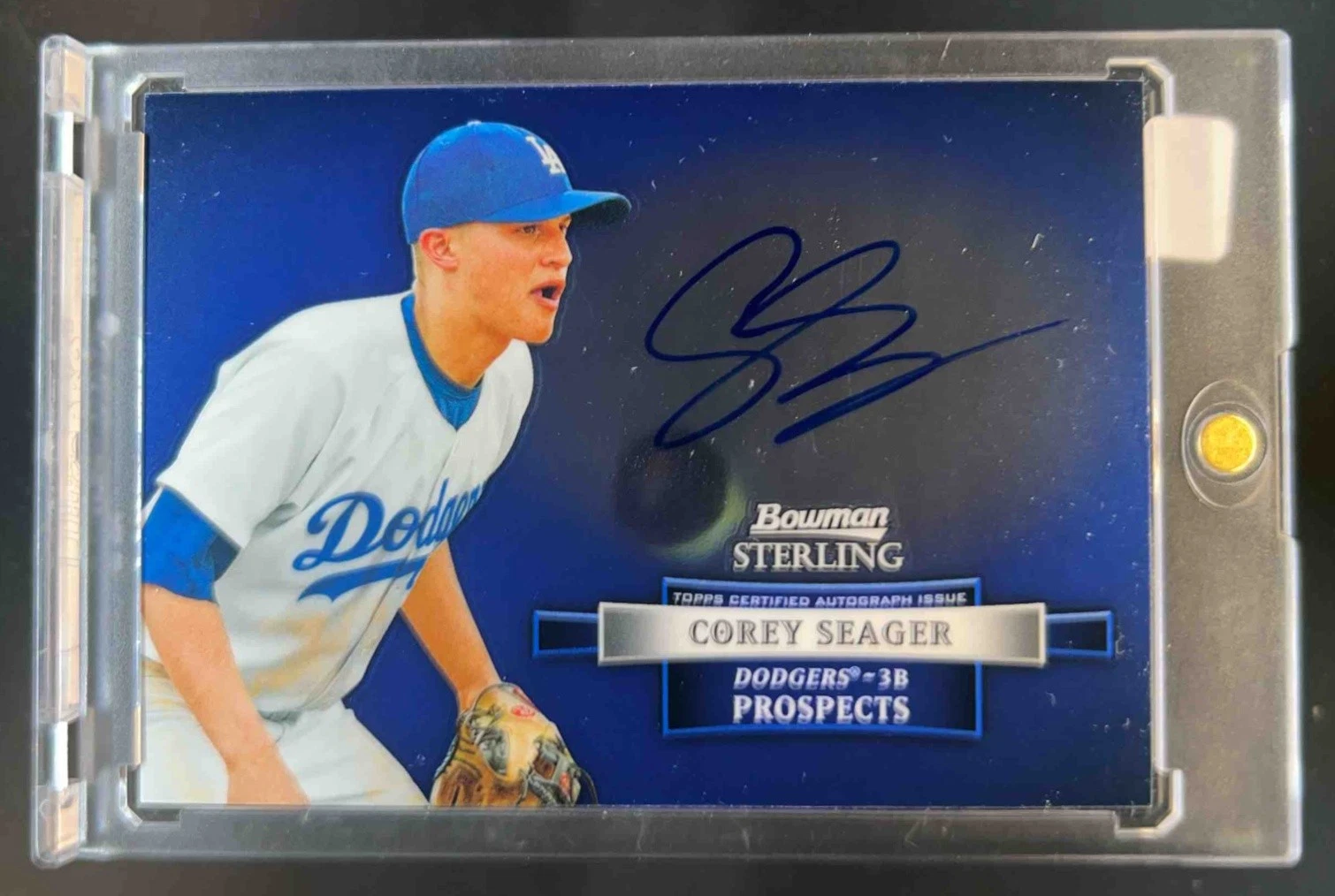 Corey Seager trading card