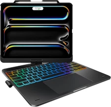 Touch Case with Keyboard for Ipad Pro 13-Inch(M4, 2024), Ipad Air 13-Inch(M3, 20