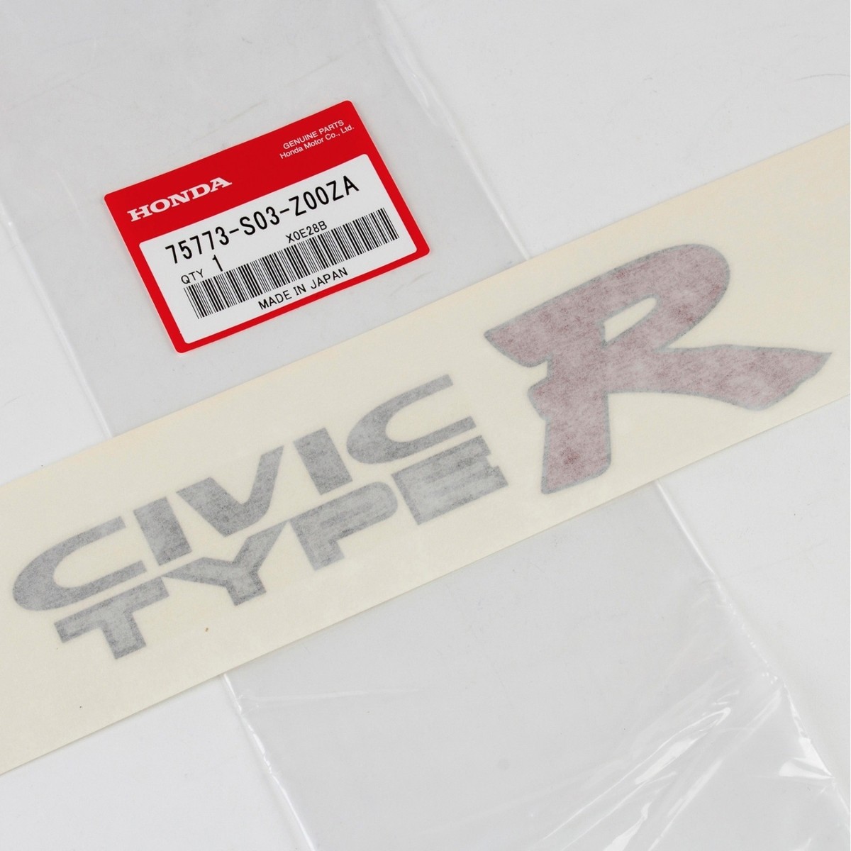 Honda OEM/Civic EK9 TYPE-R/Rear Side Fender Decal Sticker 75773