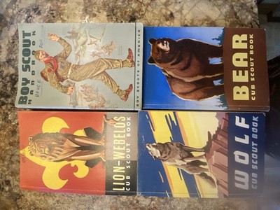 1960 S VNTG Boy Scouts Handbooks Set of 4 Boy Scouts of America BSA