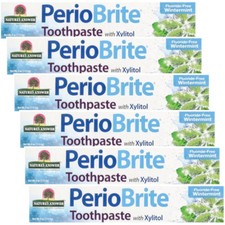 PerioBrite Toothpaste with Xylitol Wintermint 4 oz Each Pack of 6