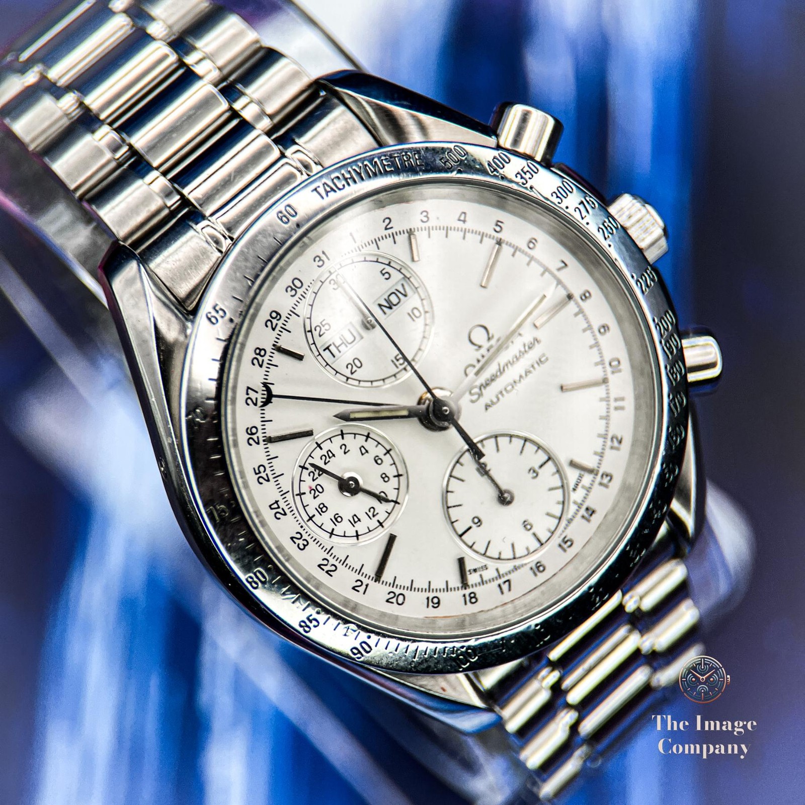 Omega Speedmaster Triple Date,White Dial, Recentl… - image 2