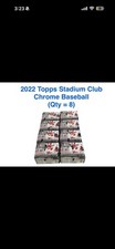2022 Topps Stadium Club Chrome Blaster Box – 8 boxes _ Factory Sealed