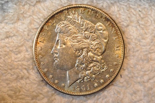 1901-S AU MORGAN DOLLAR